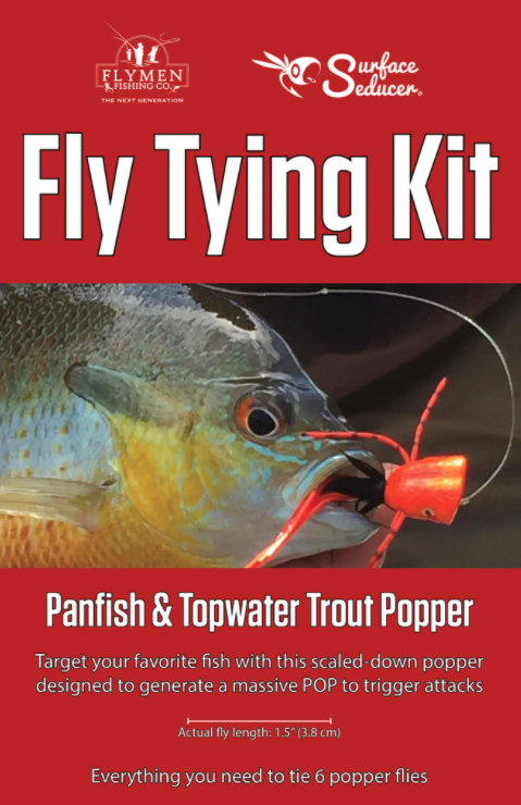 Flymen Fishing Panfish & Topwater Trout Popper Fly Tying Kit